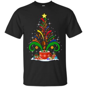Coffee T-Shirt Coffee Christmas Tree Funny Coffee Shirts