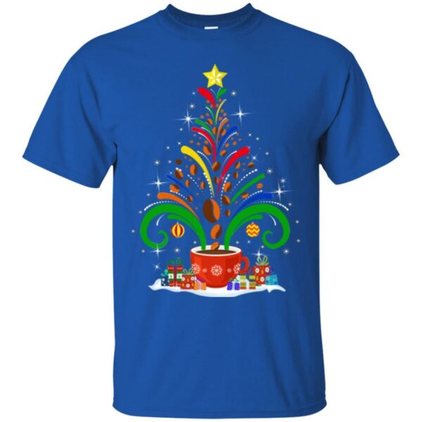 Coffee T-Shirt Coffee Christmas Tree Funny Coffee Shirts - Image 2