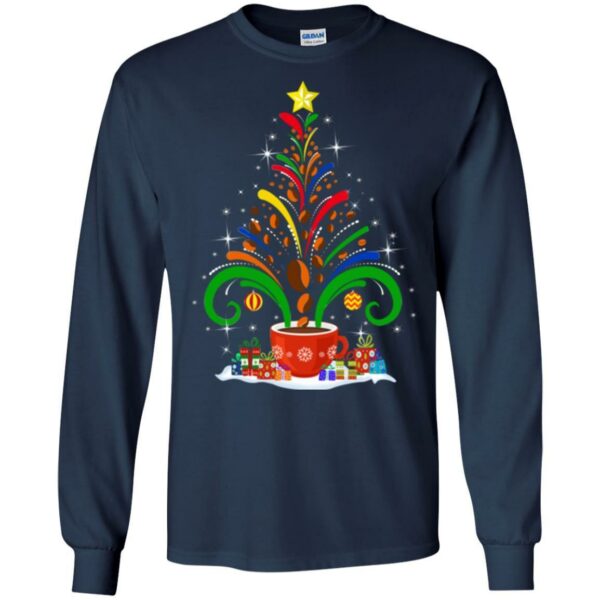 Coffee T-Shirt Coffee Christmas Tree Funny Coffee Shirts - Image 6