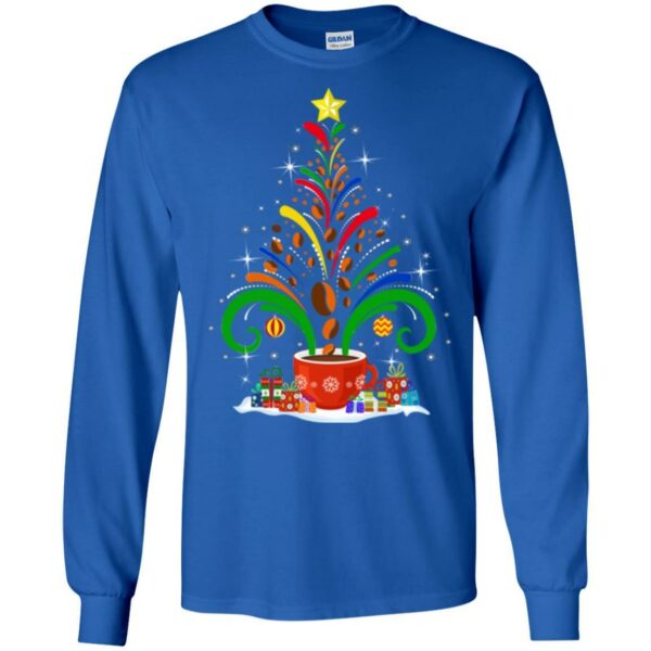 Coffee T-Shirt Coffee Christmas Tree Funny Coffee Shirts - Image 7