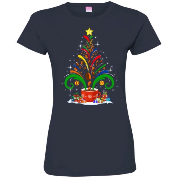 Coffee T-Shirt Coffee Christmas Tree Funny Coffee Shirts - Image 13