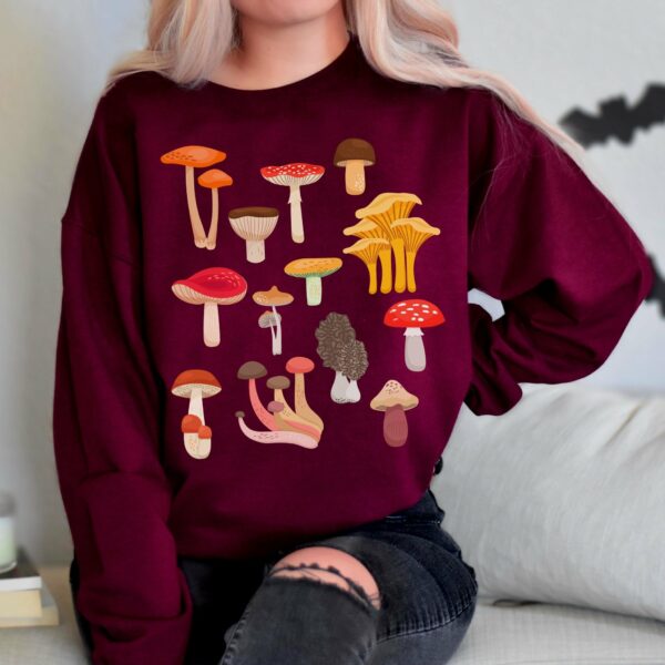 Mushroom Forager Sweatshirt - Image 4