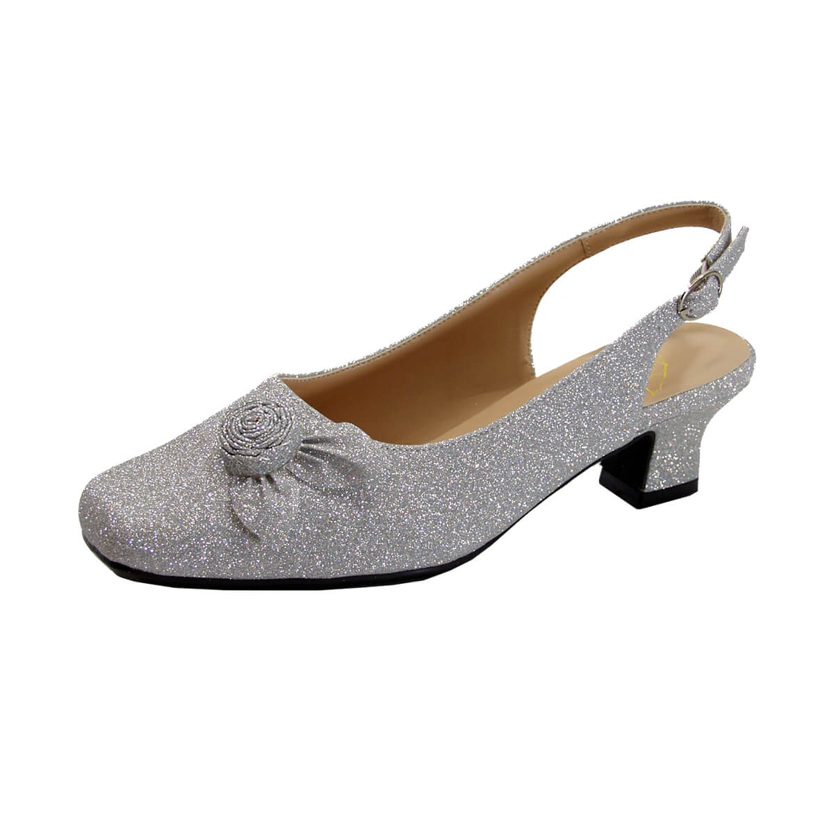 FLORAL Ashlyn Women's Wide Width Slingback Dress Pumps with Bow - Image 9