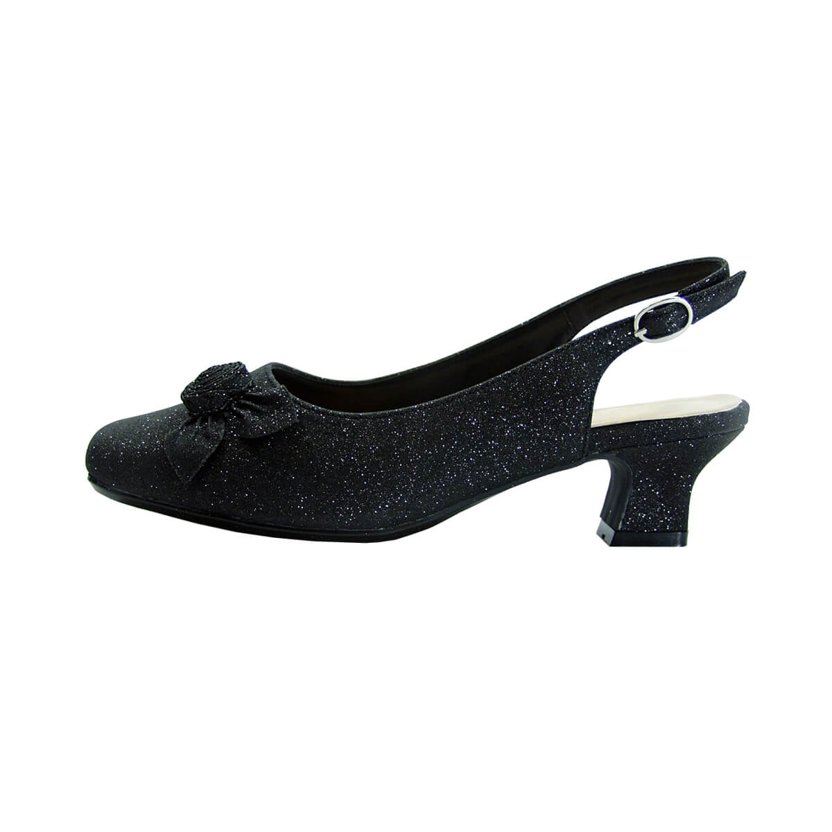 FLORAL Ashlyn Women's Wide Width Slingback Dress Pumps with Bow - Image 7