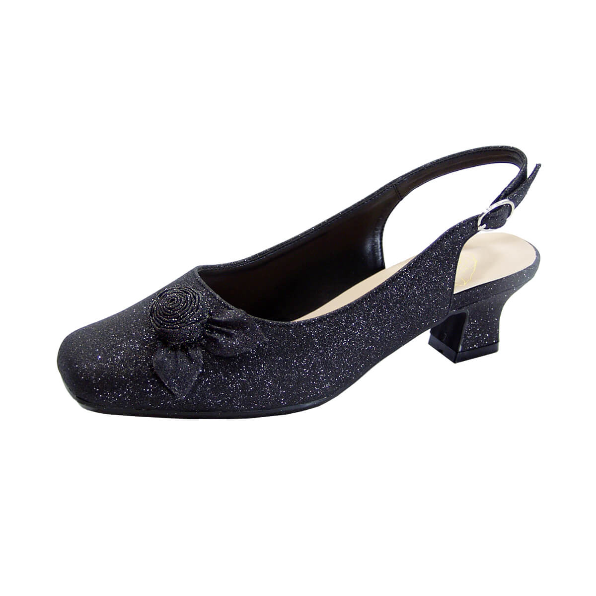 FLORAL Ashlyn Women's Wide Width Slingback Dress Pumps with Bow - Image 5