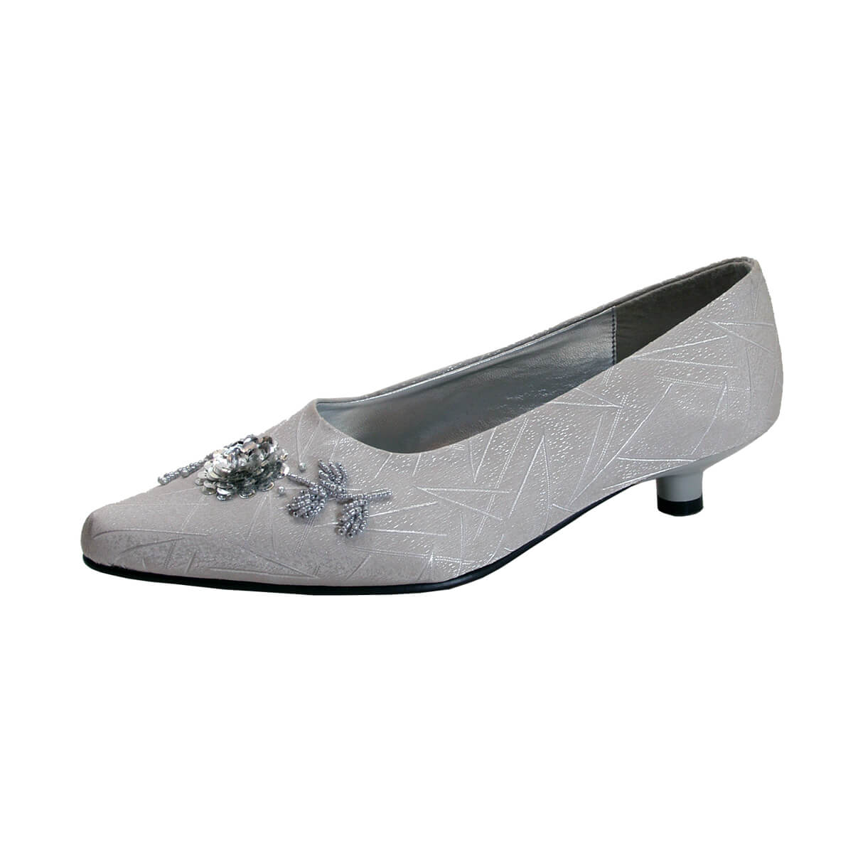 FLORAL Ayla Women's Wide Width Satin Upper Dress Pumps - Image 5