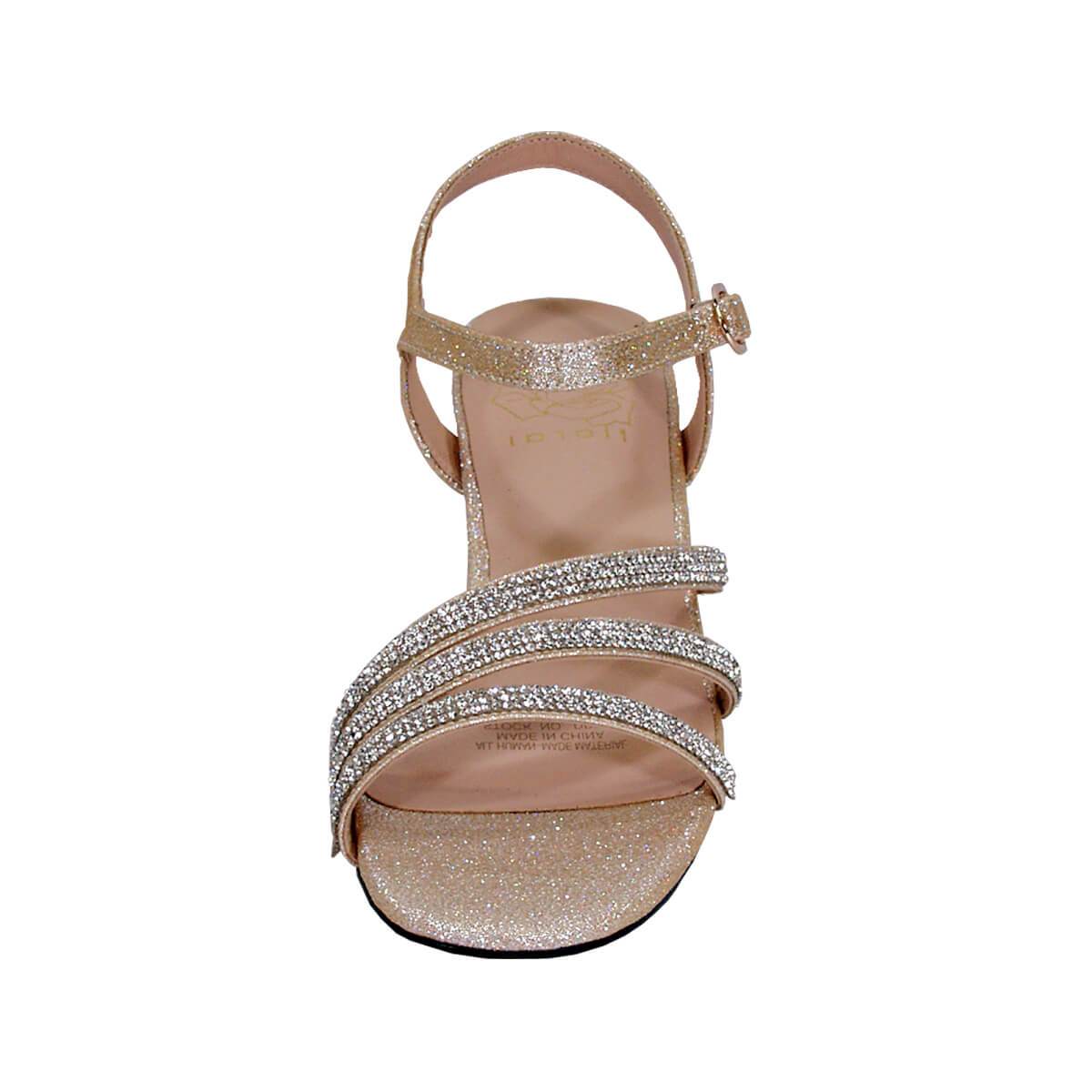 FLORAL Jenna Women's Wide Width Glittery Heeled Sandals - Image 10