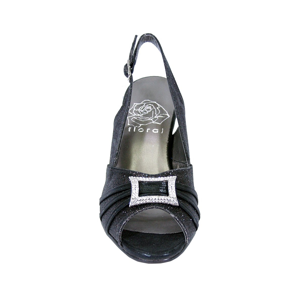 FLORAL Nadine Women's Wide Width Peep Toe Dress Slingback Shoes - Image 10