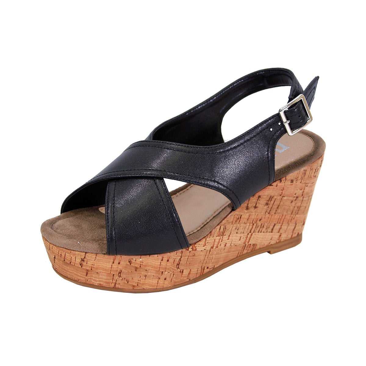 FUZZY Anya Women's Wide Width Platform Casual Sandals - Image 9