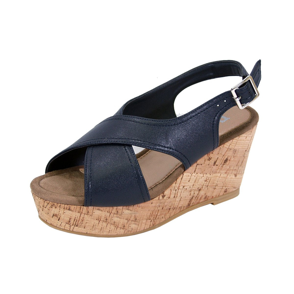 FUZZY Anya Women's Wide Width Platform Casual Sandals - Image 13