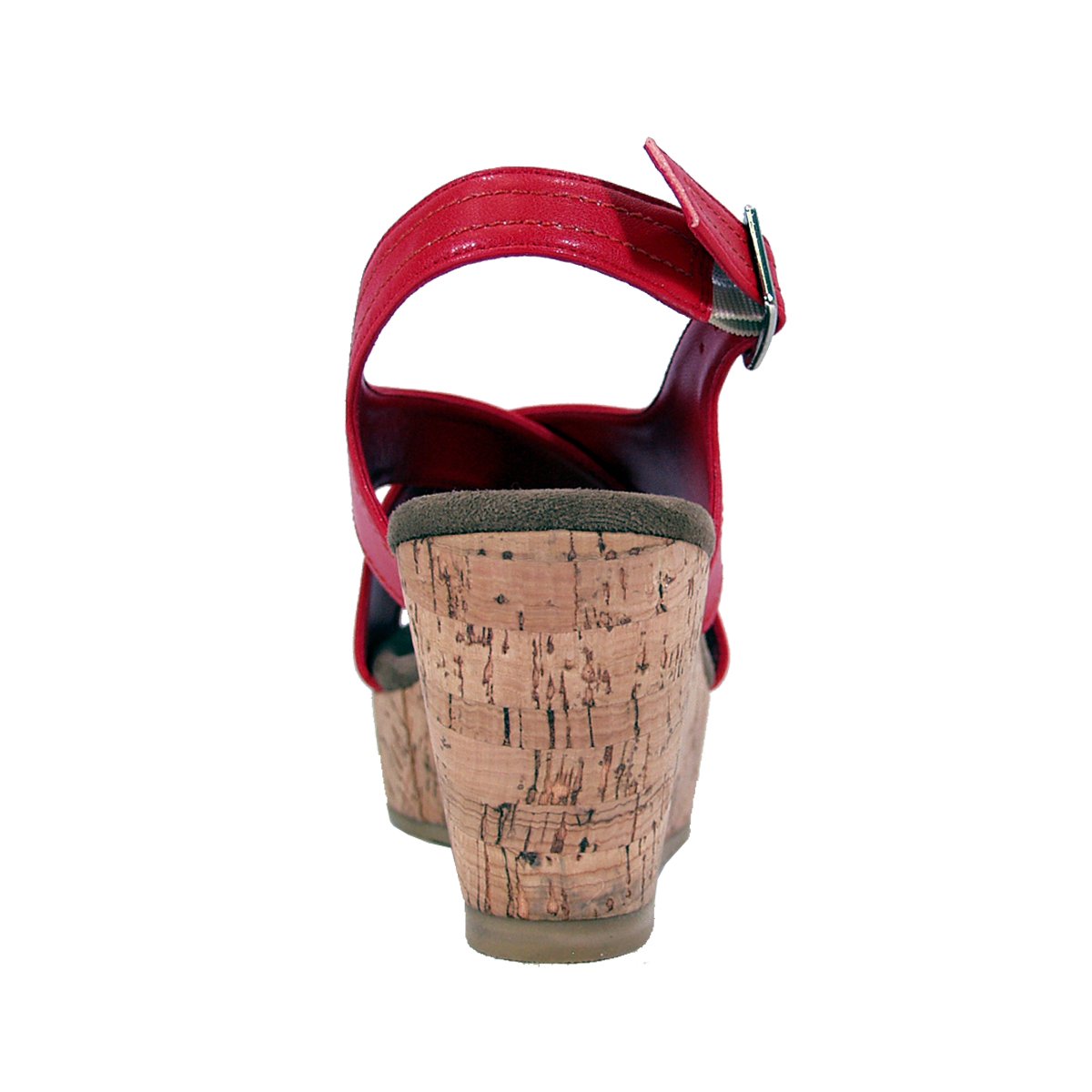 FUZZY Anya Women's Wide Width Platform Casual Sandals - Image 4