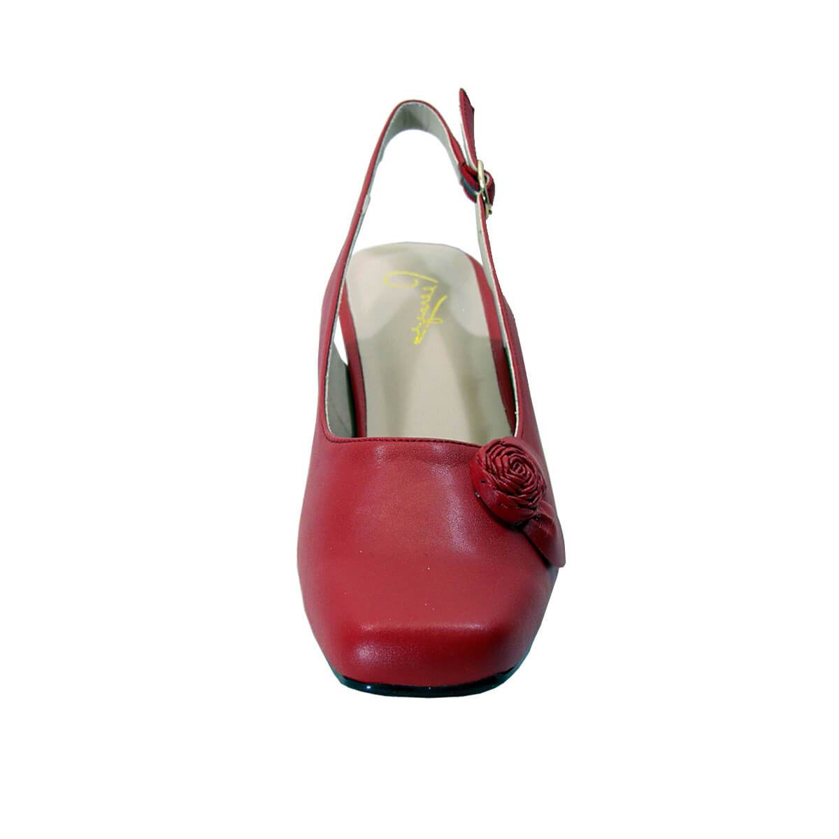 PEERAGE Cheryl Women's Wide Width Leather Slingback Pumps - Image 6