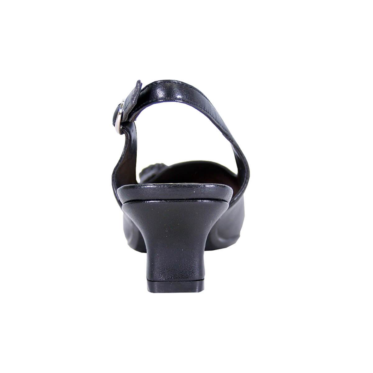 PEERAGE Cheryl Women's Wide Width Leather Slingback Pumps - Image 4