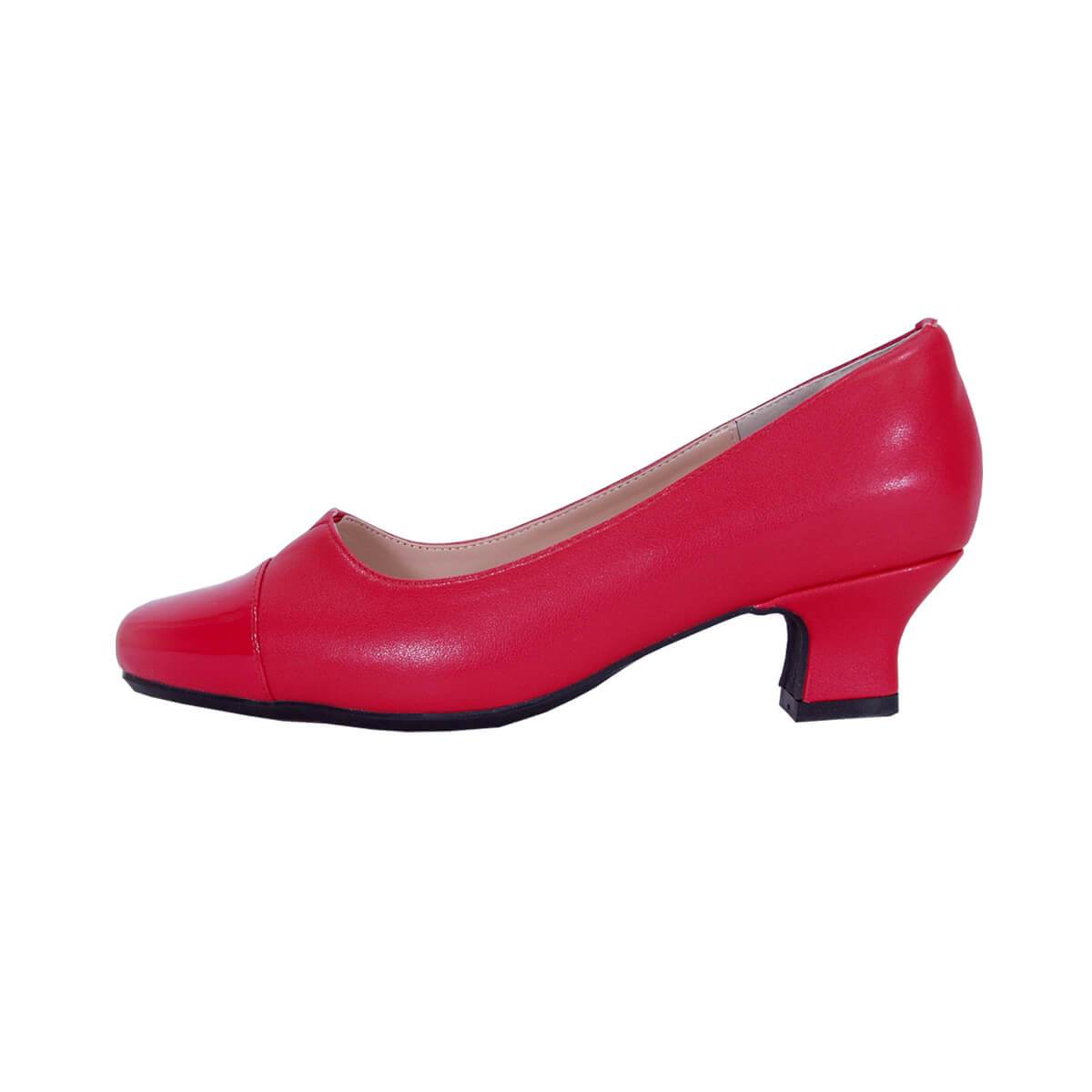 PEERAGE Leela Women's Wide Width Leather Pumps - Image 3