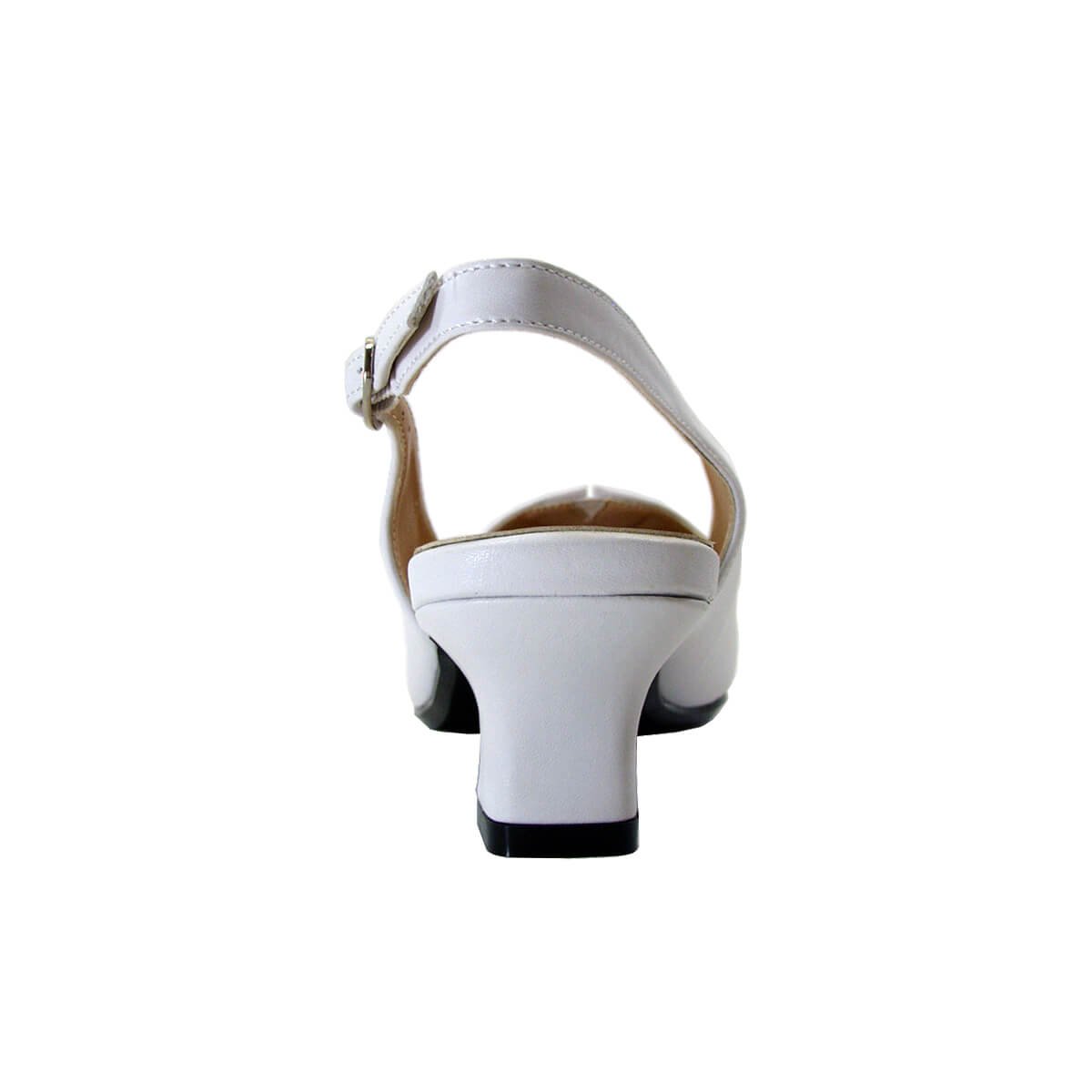 PEERAGE Luciana Women's Wide Width Leather Slingback Pumps - Image 4