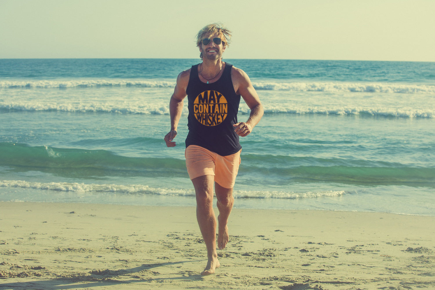 Letsox May Contain Whiskey Men's Tank Top - Image 3