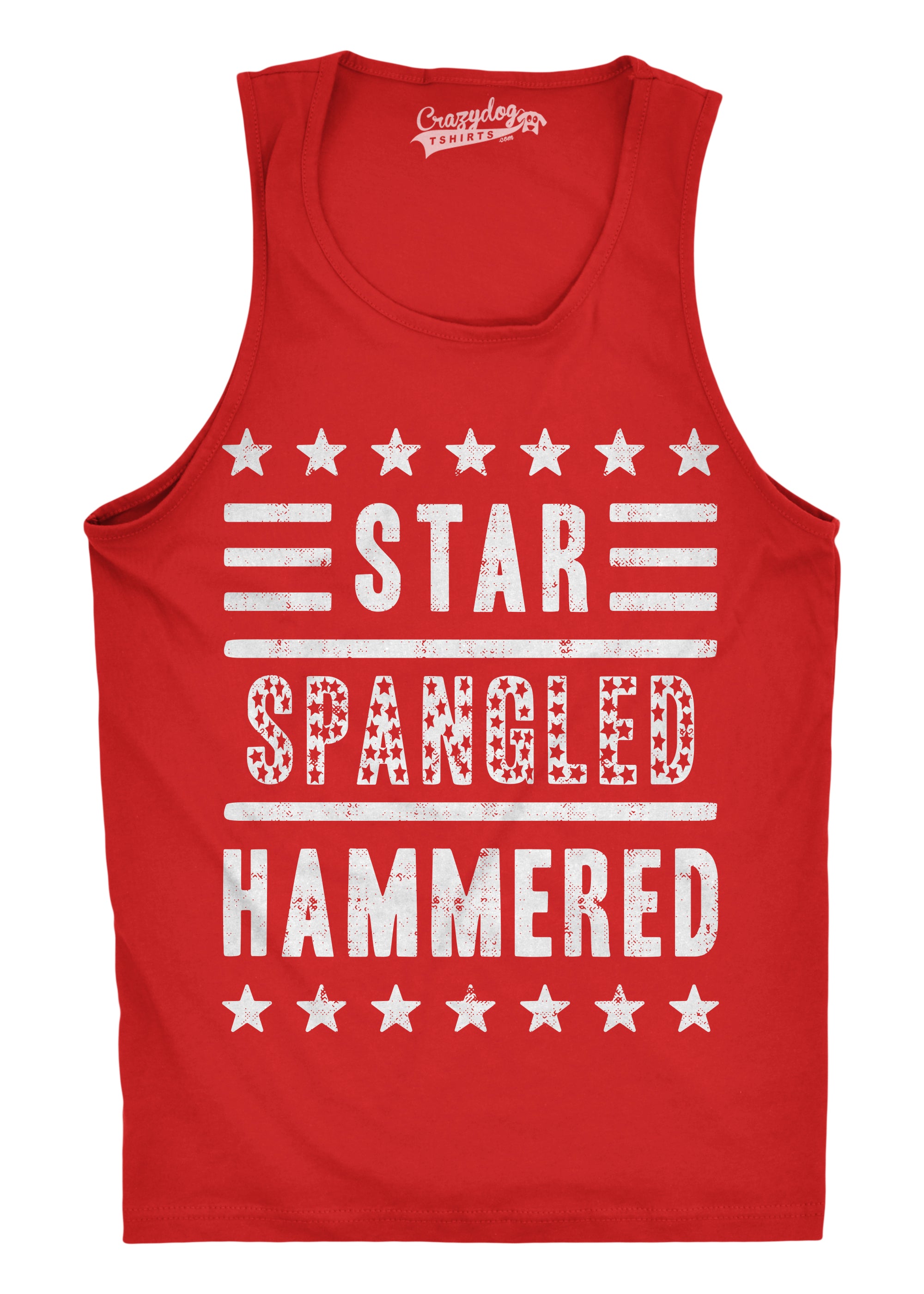 Letsox Star Spangled Hammered Men's Tank Top - Image 5
